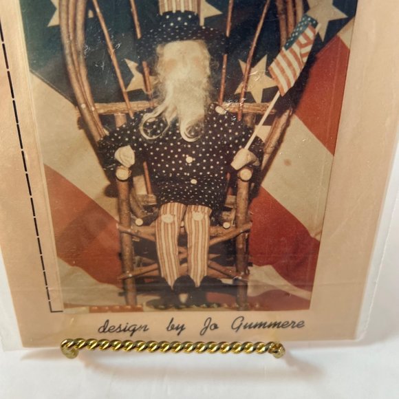 Sam 14 Inch Doll Pattern Never A Dull Needle Jo Gummere Uncut - Picture 4 of 7